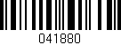 Código de barras (EAN, GTIN, SKU, ISBN): '041880'