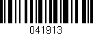 Código de barras (EAN, GTIN, SKU, ISBN): '041913'