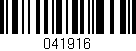 Código de barras (EAN, GTIN, SKU, ISBN): '041916'