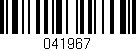 Código de barras (EAN, GTIN, SKU, ISBN): '041967'