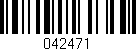 Código de barras (EAN, GTIN, SKU, ISBN): '042471'