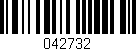Código de barras (EAN, GTIN, SKU, ISBN): '042732'