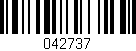 Código de barras (EAN, GTIN, SKU, ISBN): '042737'