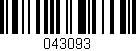 Código de barras (EAN, GTIN, SKU, ISBN): '043093'
