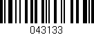 Código de barras (EAN, GTIN, SKU, ISBN): '043133'