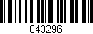 Código de barras (EAN, GTIN, SKU, ISBN): '043296'