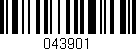 Código de barras (EAN, GTIN, SKU, ISBN): '043901'