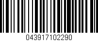 Código de barras (EAN, GTIN, SKU, ISBN): '043917102290'