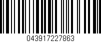 Código de barras (EAN, GTIN, SKU, ISBN): '043917227863'