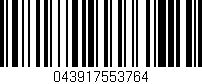 Código de barras (EAN, GTIN, SKU, ISBN): '043917553764'