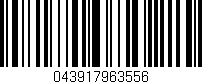 Código de barras (EAN, GTIN, SKU, ISBN): '043917963556'