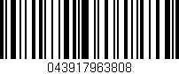 Código de barras (EAN, GTIN, SKU, ISBN): '043917963808'