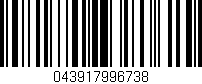 Código de barras (EAN, GTIN, SKU, ISBN): '043917996738'