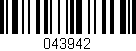 Código de barras (EAN, GTIN, SKU, ISBN): '043942'