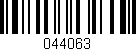 Código de barras (EAN, GTIN, SKU, ISBN): '044063'