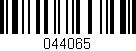 Código de barras (EAN, GTIN, SKU, ISBN): '044065'