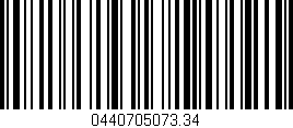 Código de barras (EAN, GTIN, SKU, ISBN): '0440705073.34'