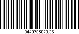 Código de barras (EAN, GTIN, SKU, ISBN): '0440705073.36'