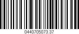 Código de barras (EAN, GTIN, SKU, ISBN): '0440705073.37'