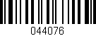 Código de barras (EAN, GTIN, SKU, ISBN): '044076'