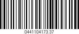 Código de barras (EAN, GTIN, SKU, ISBN): '0441104173.37'