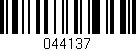 Código de barras (EAN, GTIN, SKU, ISBN): '044137'