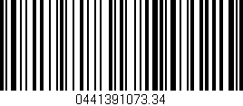 Código de barras (EAN, GTIN, SKU, ISBN): '0441391073.34'