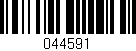 Código de barras (EAN, GTIN, SKU, ISBN): '044591'