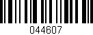 Código de barras (EAN, GTIN, SKU, ISBN): '044607'