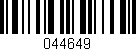 Código de barras (EAN, GTIN, SKU, ISBN): '044649'