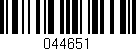 Código de barras (EAN, GTIN, SKU, ISBN): '044651'