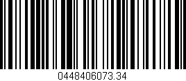 Código de barras (EAN, GTIN, SKU, ISBN): '0448406073.34'