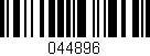 Código de barras (EAN, GTIN, SKU, ISBN): '044896'