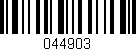 Código de barras (EAN, GTIN, SKU, ISBN): '044903'