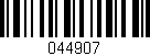 Código de barras (EAN, GTIN, SKU, ISBN): '044907'