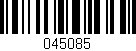 Código de barras (EAN, GTIN, SKU, ISBN): '045085'