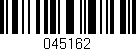 Código de barras (EAN, GTIN, SKU, ISBN): '045162'