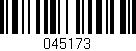 Código de barras (EAN, GTIN, SKU, ISBN): '045173'