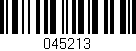 Código de barras (EAN, GTIN, SKU, ISBN): '045213'