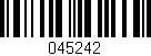 Código de barras (EAN, GTIN, SKU, ISBN): '045242'