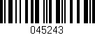 Código de barras (EAN, GTIN, SKU, ISBN): '045243'