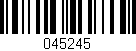 Código de barras (EAN, GTIN, SKU, ISBN): '045245'