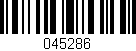 Código de barras (EAN, GTIN, SKU, ISBN): '045286'
