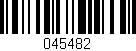Código de barras (EAN, GTIN, SKU, ISBN): '045482'