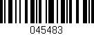 Código de barras (EAN, GTIN, SKU, ISBN): '045483'
