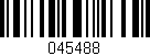 Código de barras (EAN, GTIN, SKU, ISBN): '045488'