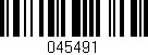 Código de barras (EAN, GTIN, SKU, ISBN): '045491'