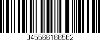 Código de barras (EAN, GTIN, SKU, ISBN): '045566166562'