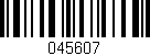 Código de barras (EAN, GTIN, SKU, ISBN): '045607'
