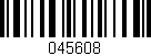 Código de barras (EAN, GTIN, SKU, ISBN): '045608'